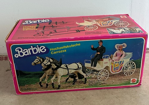 Mattel barbie hochzeitskutsche - barbie,