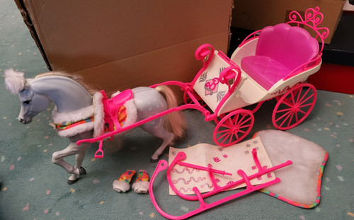 Mattel barbie traumkutsche - mattel,barbie,