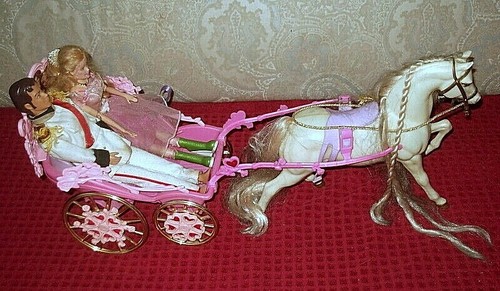 Barbie rapunzel kutsche 2002 - kutsche, 2002.