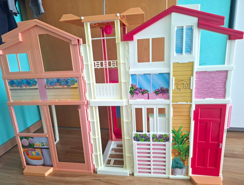 Einklappbares barbie haus mit - barbie,