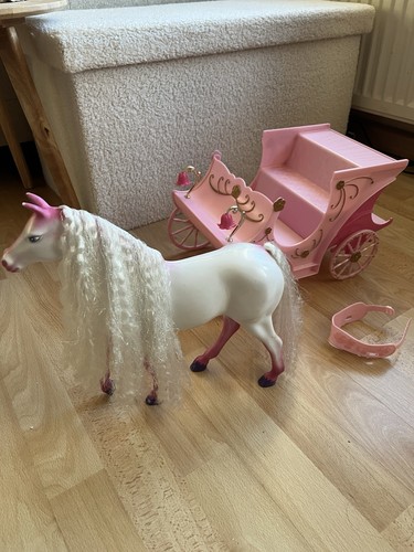 Sindy pferd petra - petra, kutsche