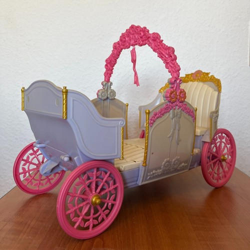 Barbie kutsche pink mattel - pink,