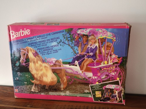 Barbie traumpferd mit kutsche - traumpferd,