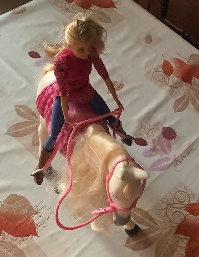 Pferd mit reiter barbie - pferd,